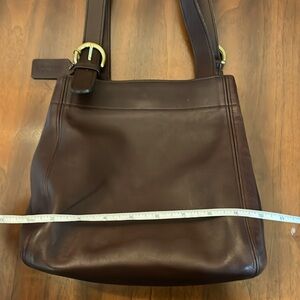 Vintage Coach Brown Leather Bag